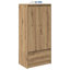 Cabinet With Drawer 55.5X34x119.5 Cm Engineered Wood-1786643906