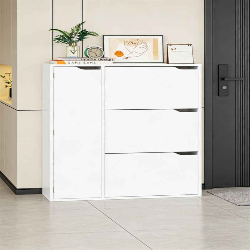 8 Pair Shoe Storage Cabinet