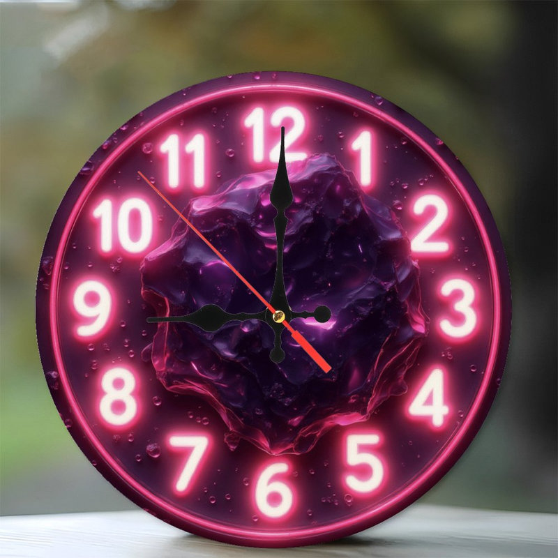 Horloge néon
