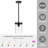 Levona 1-Light Pendant Light with Seed Glass for Kitchen Island (Matte Black Finish)-308024907