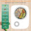 Composteur électrique 4l pour la cuisine, bac à compost intelligent avec minuterie, 2 filtres à charbon détachables, transformant les déchets alimentaires en engrais naturel, auto-nettoyage