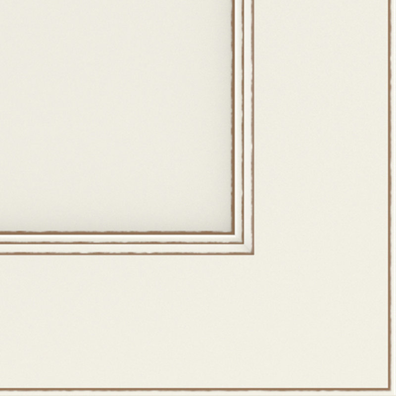 Dwelling Claredon Door Sample, Maple, Sweet Cream w/Caramel Glaze