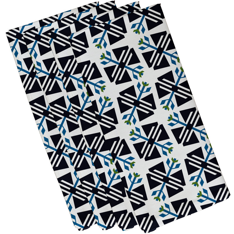 Ensemble de serviettes 4 pièces Musser, Blanc