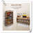 Wine Rack Wall Mounted Wood,Wine Shelf With Bottle Stemware Glass Holder Rustic, Wine Display Storage Rack With Cork Holder For Home Bar Kitchen Decor