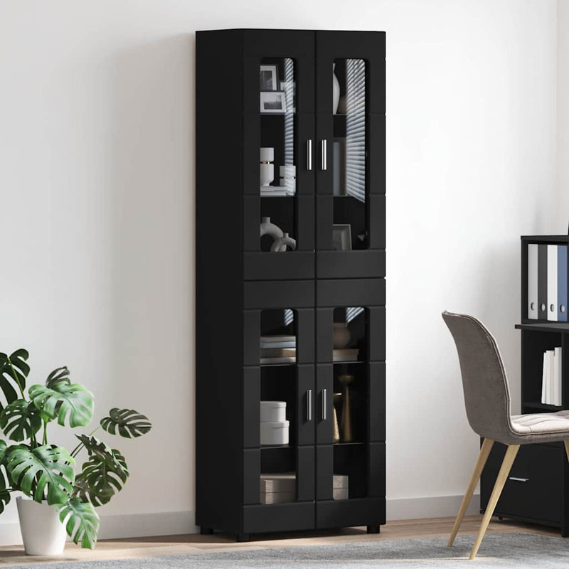 Tamoor Highboard Accent Chest, Black