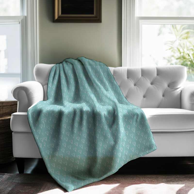 Couverture rose 1 pièce Sherpa, Grand lit