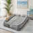Polyester gris clair