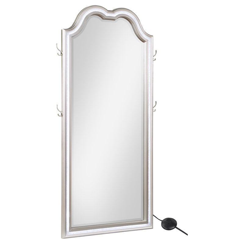 Miroir de plancher à DEL Evangeline