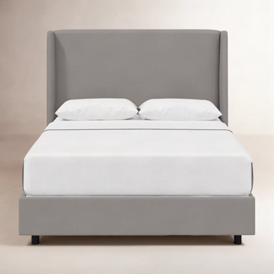 Tilly Upholstered Wingback Bed