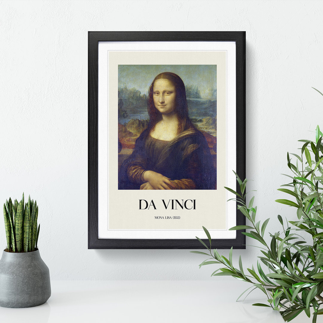 The Mona Lisa by Leonardo Da Vinci - Picture Frame Painting