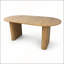 Table de salle à manger 70,8 pouces ovale pour 4 à 8 personnes, de style campagne moderne avec base en bois, parfaite pour la cuisine et le salon