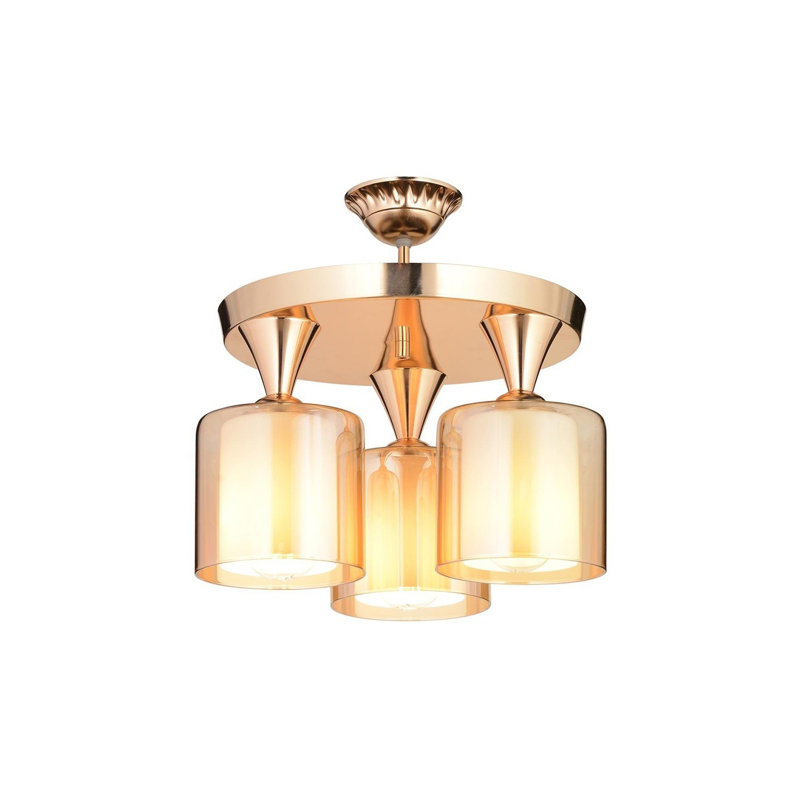 Plafonnier semi-encastré 3 lumières 11,02 po