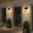 1-Light Matte Black Outdoor Wall Sconce