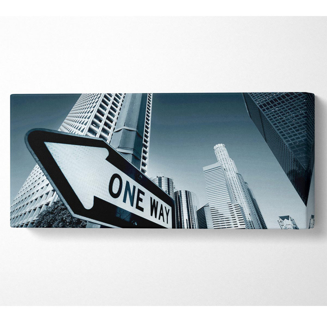 Los Angeles One Way - Kunstdrucke auf Leinwand