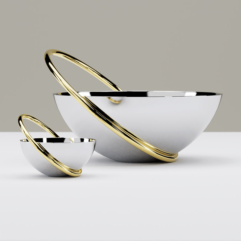 Ring Stainless Steel Fruit Bowl