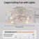 Lopezville 20.1'' Farmhouse Reversible Caged Ceiling Fan with Light Kit And Remote