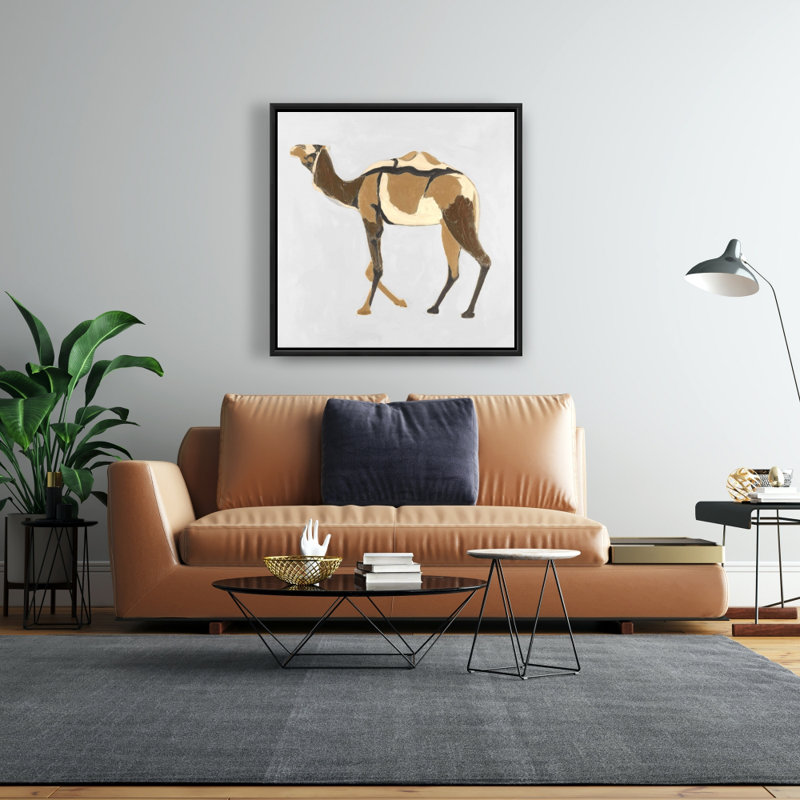 Retro dromadaire - 24"x24" Framed canvas
