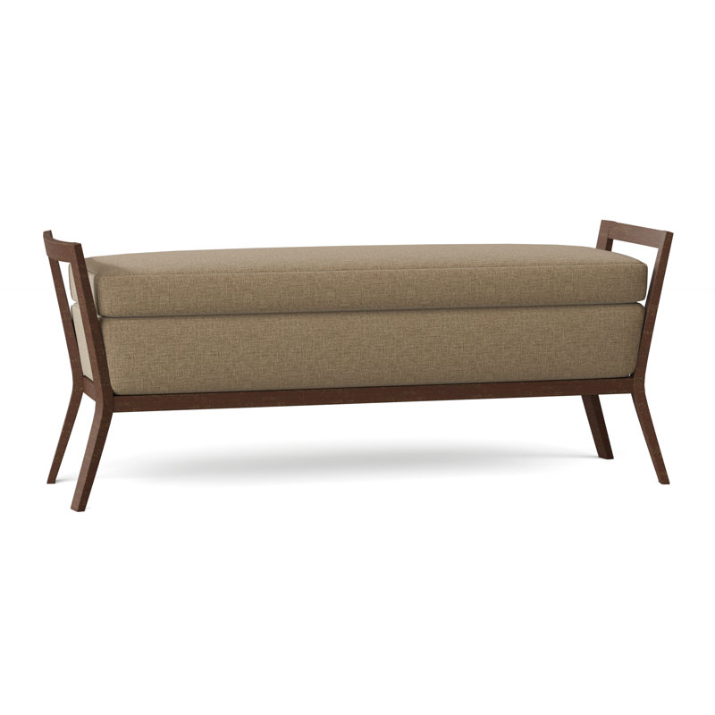 Banc en bois massif Libby Langdon, Noisette, Neige 2018