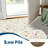 Floral Washable Living Room Rug Non Slip, Low Pile Foldable Printed Mat, Soft Non Shedding Floor Covering-2140837383