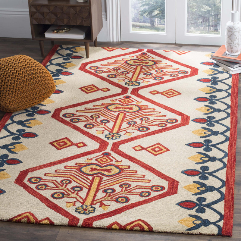 Tapis en laine touffeté à la main Vahakn Southwesterm, Rectangle 8 pi x 10 pi
