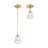 Spinnaker 1 Light Matte Mini Pendant-671367937