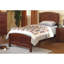 Commode contemporaine 5 pièces en chêne foncé avec placage en contreplaqué et placage de pin