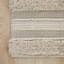 Tapis de bain tissé à rayures texturées-284555300