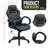 Inbox Zero Compas Adjustable Swiveling PC & Racing Game Chair-1314904028