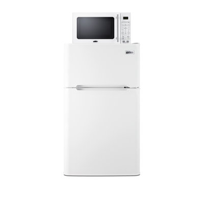 Microwave/Refrigerator-Freezer Combination with Allocator