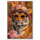 Reproduction d'art sur toile Bloom in Floral Tiger par Art Remedy