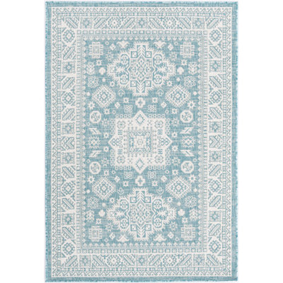 Tapis d'extérieur couleur bleu