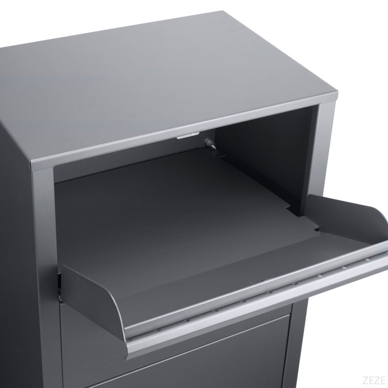 Large Single Compartment Locking Parcel Drop Box