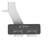 Touch Screen Bidet Attachment with Dual Nozzle Spray and Self-Cleaning Function, White