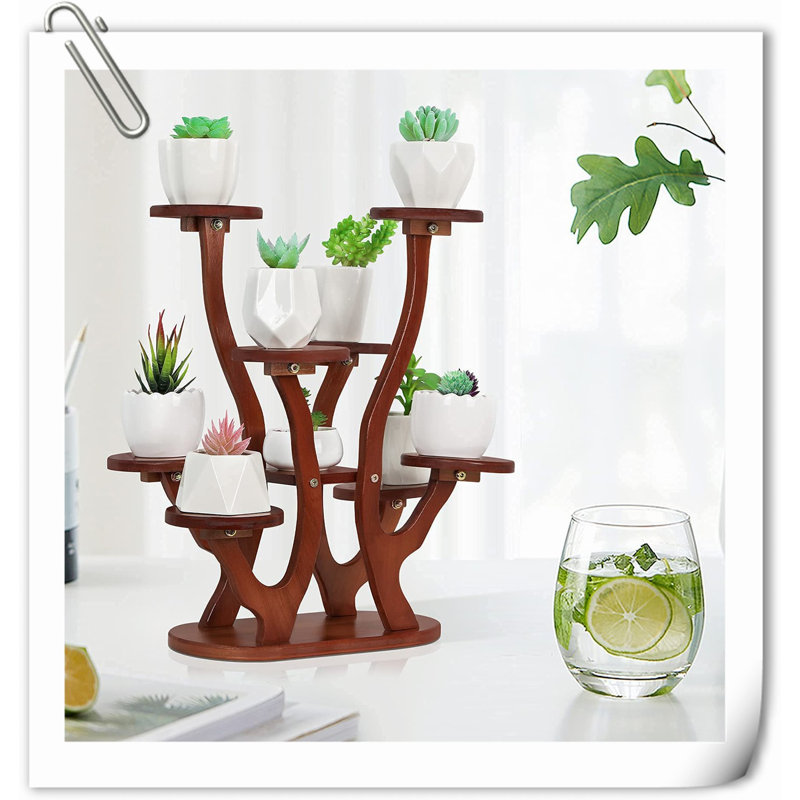 Mini support à succulents 9 pots