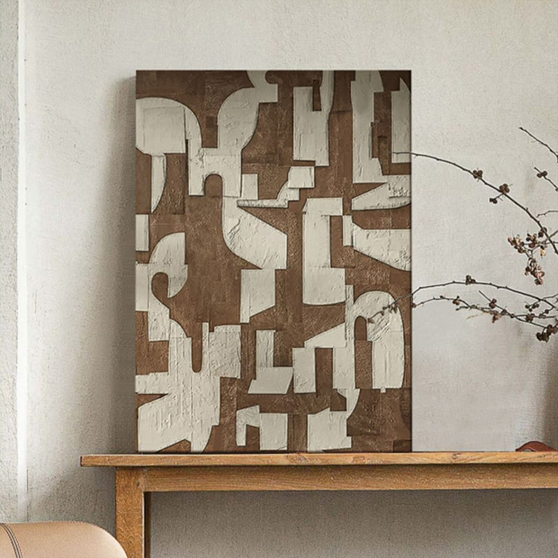 Art mural moderne en bois manufacturé moderne en grès pour le salon, la chambre à coucher, la cuisine et la salle à manger