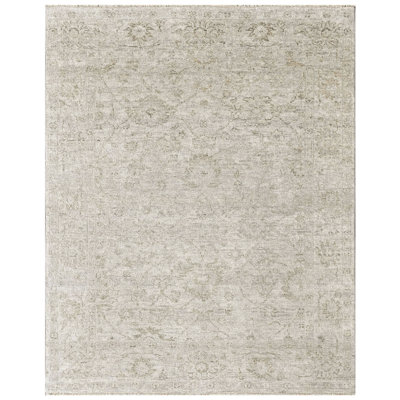 Tapis transitionnel gris Oushak 8 x 10