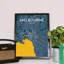 Melbourne City Map - No Frame Print-1798643818