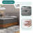 13"  Quilted Hybrid  Mattress With Moisture-Wicking Cover And High-Density Gel Memory Foam For Ultimate Comfort In A Box-1156395123