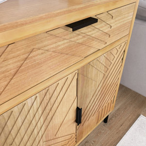 Latitude Run® 2-Doors Accent Cabinet with Modeled After an Antique ...