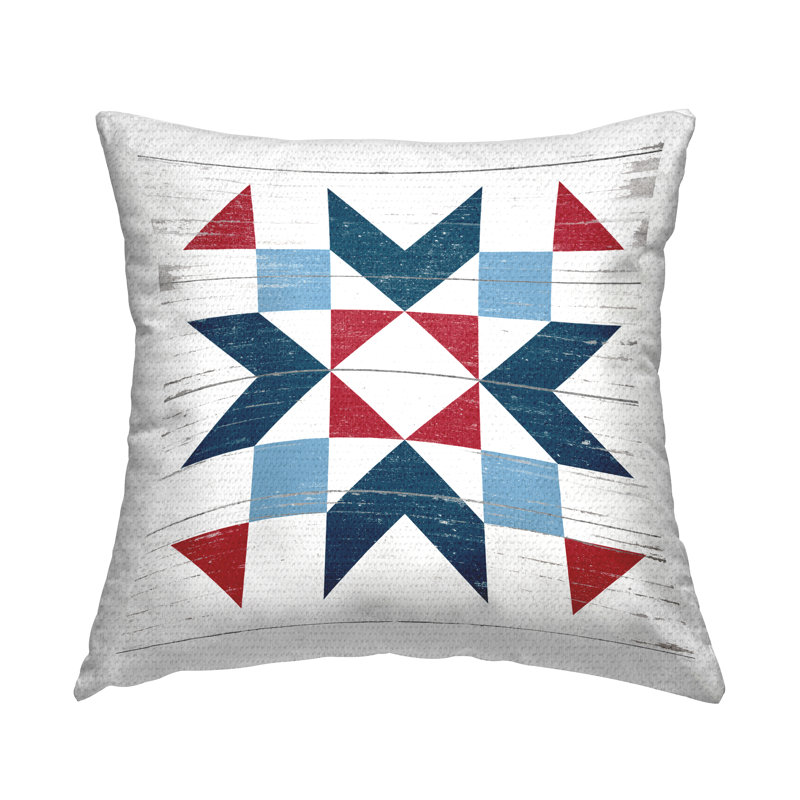 Geometric Indoor/Outdoor Throw Pillow