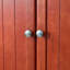 Armoire de rangement haute 72,4 "avec 8 portes et 4 tablettes