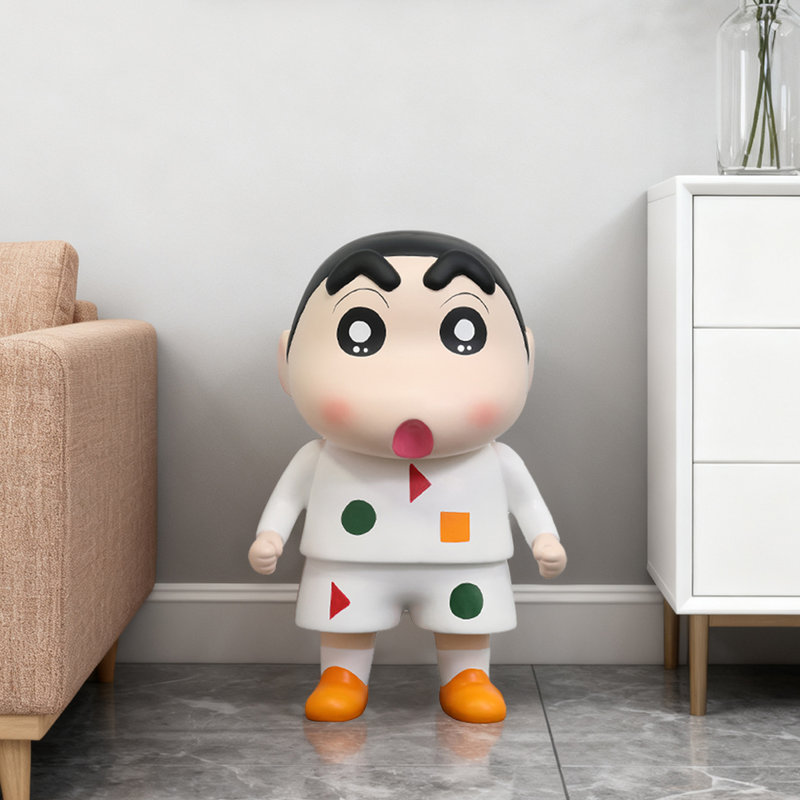 Figurine Crayon Shin-Chan en résine - tirelire décorative