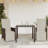 Patio Bistro Set With Cushions Brown Poly Rattan-1266923307-1266923310