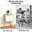 Nightstands Set Of 2, Modern Wooden 2-tier Night Stand With Drawers, Tan Bedside Tables End Table For Bedroom Living Room Closet (2 Drawers)