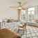 132cm LED Ceiling Fan with Dimmable Light Kit and Remote