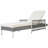 Outdoor All-Weather PE Rattan Chaise Lounge, Adjustable Recliner with Thick Cushions and Sturdy Iron Frame, Set of 2-129992901