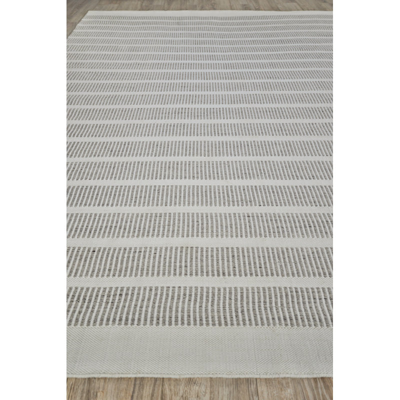 Boca Geometric Area Rug in Ivory, Rectangle 2' x 3'