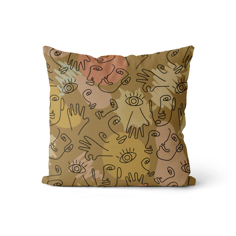 Housse de coussin carré et insert Vitiello