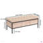 Banc de rangement 48 po en lin recouvert de banc de rangement-429153665