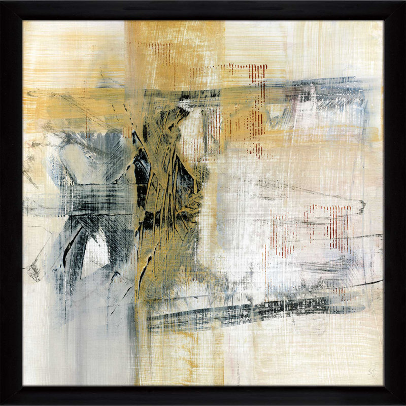 «Reflections II», reproduction d'art sur toile encadrée, H 25,5 po x l 25,5 po x P 1 po, Cadre noir
